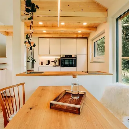 בית נופש Tinyhouse Minimalus Panorama Schlafloft Im Gruenen Dessighofen