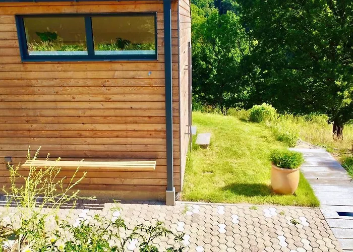 Tinyhouse Minimalus Panorama Schlafloft Im Gruenen *