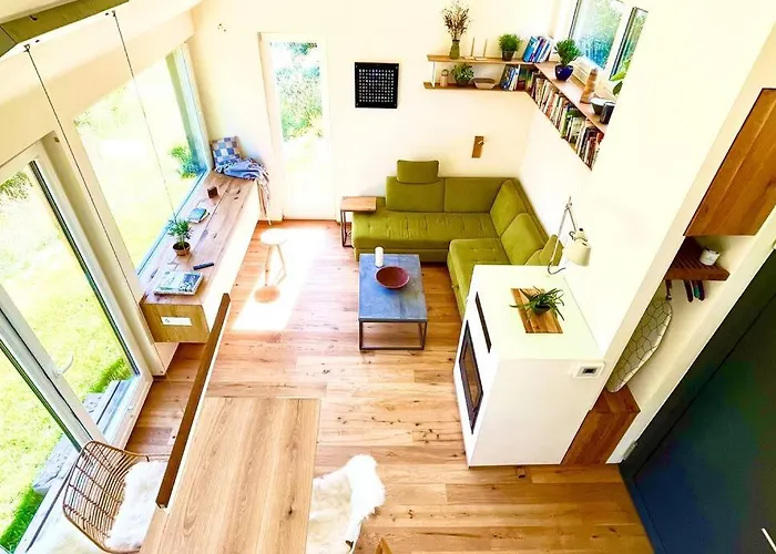 Tinyhouse Minimalus Panorama Schlafloft Im Gruenen Hébergement de vacances *